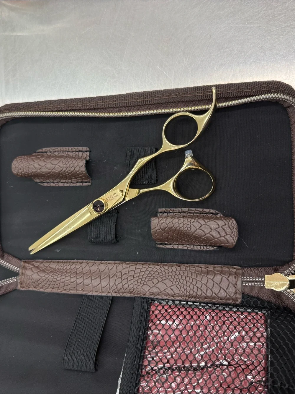 Olivia Garden Gold Hairdressing Shears